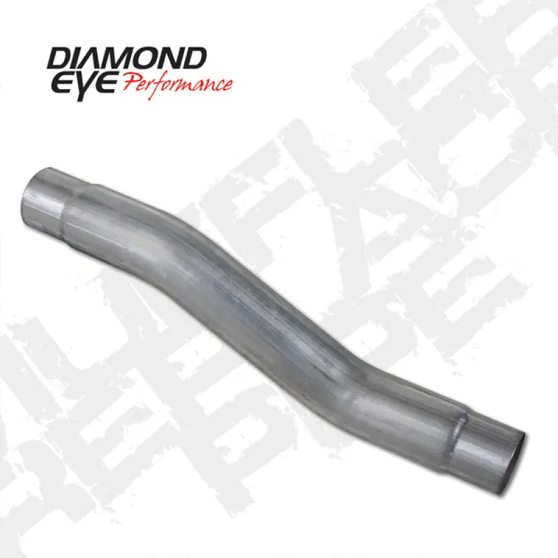 Diamond Eye Replacement Exhaust Pipe – 3.5" X 30", Carb-Compliant, Finished With Polished Heat Shield 1