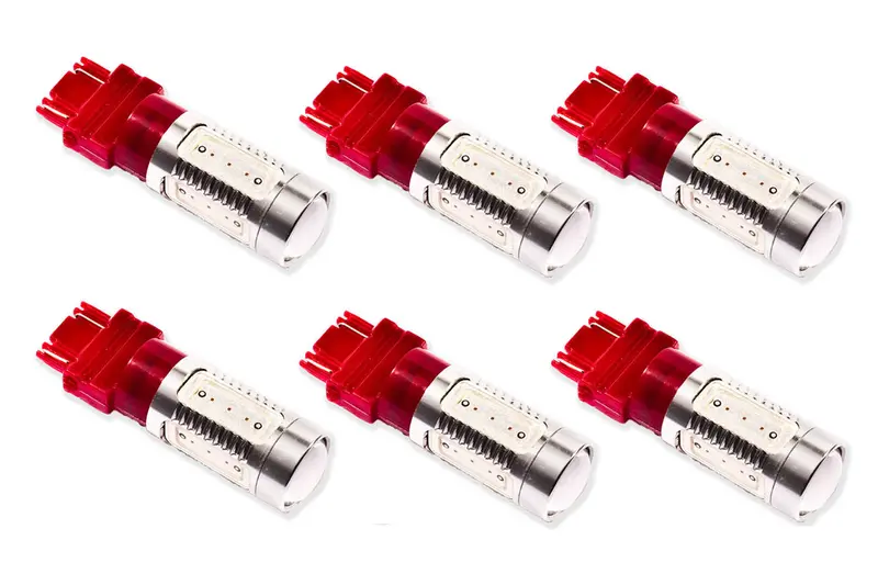 Diode Dynamics Dd0051H Hp11 Led Bulbs – 3157 Red, Pack Of Six 1