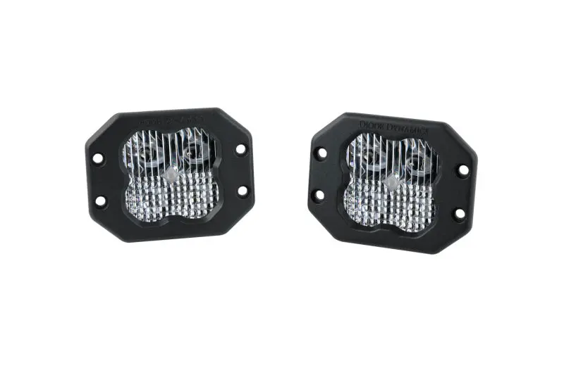 Diode Dynamics Ss3 Sport Rbl Led Light Pod – White Combo Beam, Flush-Mount Pair 1