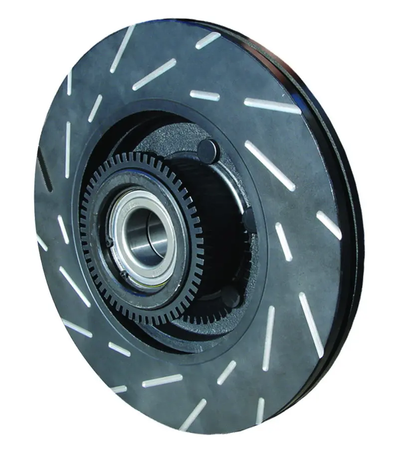 Ebc Slotted Rear Brake Rotors For 1988–1992 Audi 80 2.0L (Usr Market) 1