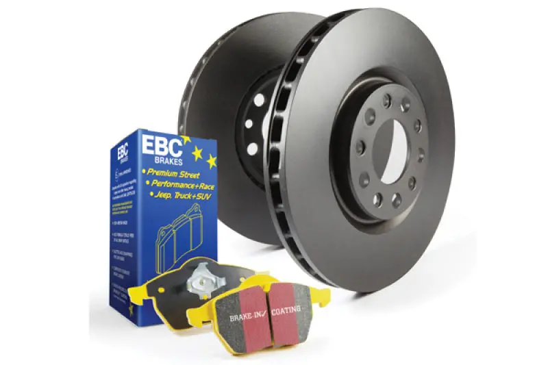 Ebc Yellowstuff Performance Brake Pads With Rk Drilled & Slotted Rotors – S13 Kit 1