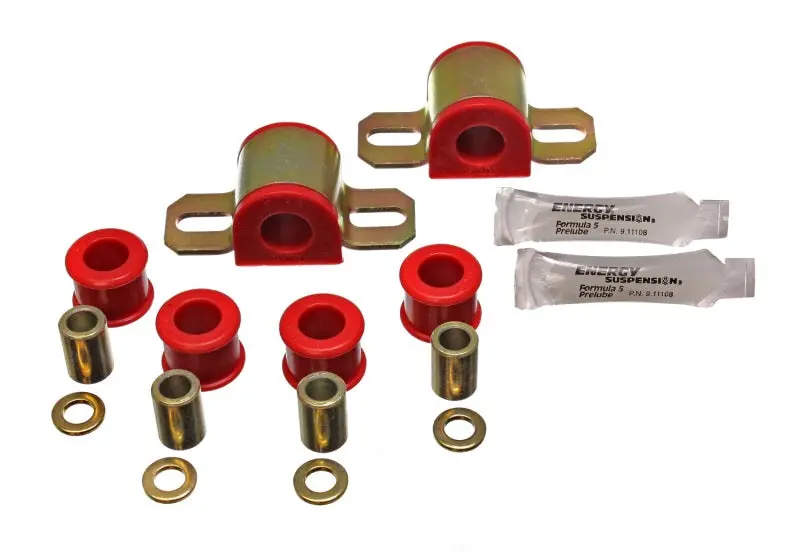 Energy Suspension Red 19Mm Front Sway Bar Bushing Kit For 1990–1997 Mazda Miata (Includes End Link Bushings) 1