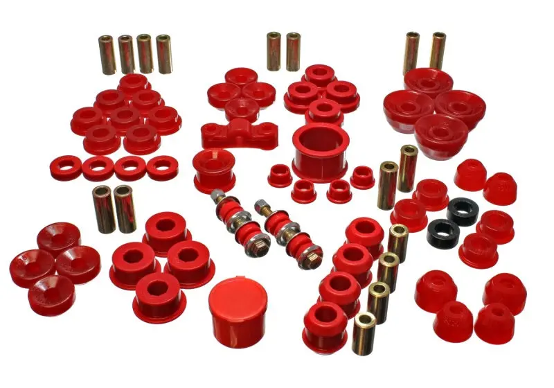 Energy Suspension Red Hyper-Flex Master Bushing Kit For 1990–1993 Acura Integra 1