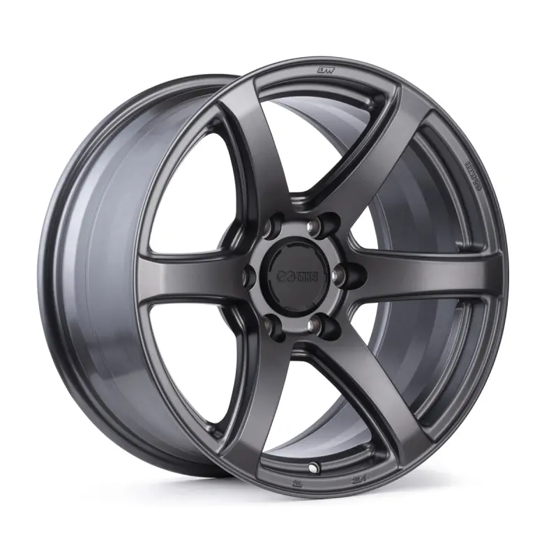 Enkei Cyclone Forged Alloy Wheel – 16X8", 6X139.7Mm Bolt Pattern, 0Mm Offset, 106.1Mm Center Bore, Matte Gunmetal Finish 1