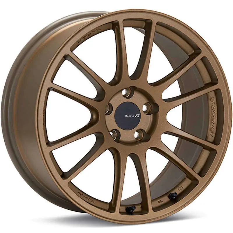 Enkei Gtc01Rr 18X10 Inch Alloy Wheel – 5X114.3 Bolt Pattern, +22Mm Offset, Titanium Gold Finish (Special Order) 1