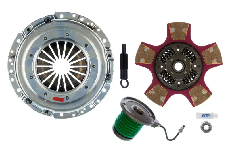 Exedy Stage 2 Cerametallic Clutch Kit With Paddle Disc & Hydraulic Slave Cylinder For 2011–2016 Ford Mustang V8 1