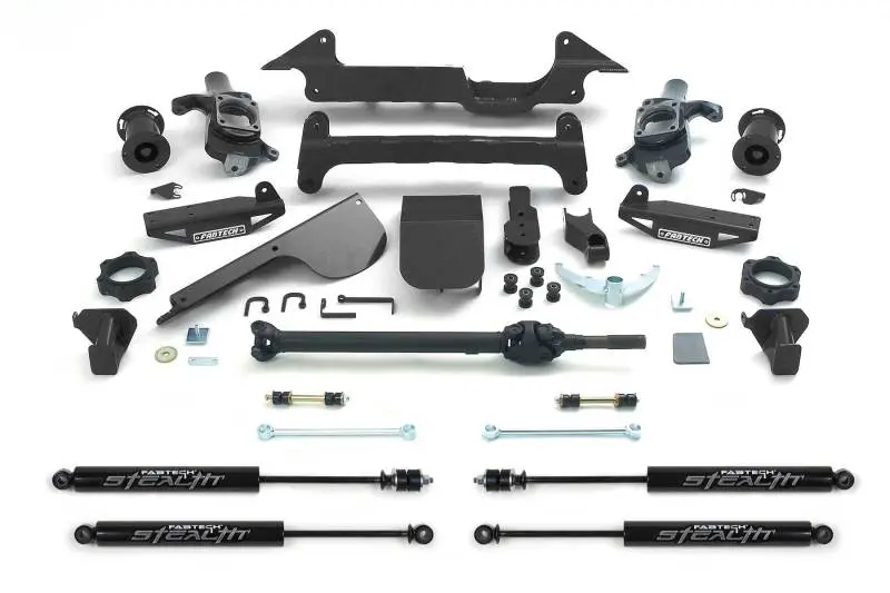 Fabtech 6-Inch Performance Lift System For 2003–2005 Hummer H2 Suv/Sut – Includes Rear Air Bags And Stealth Shocks 1