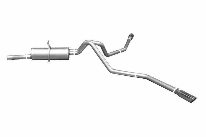 Gibson Cat-Back Dual Exhaust System For 1999–2004 Ford F-250 Super Duty Lariat (6.8L V10) – Aluminized Steel Construction 1