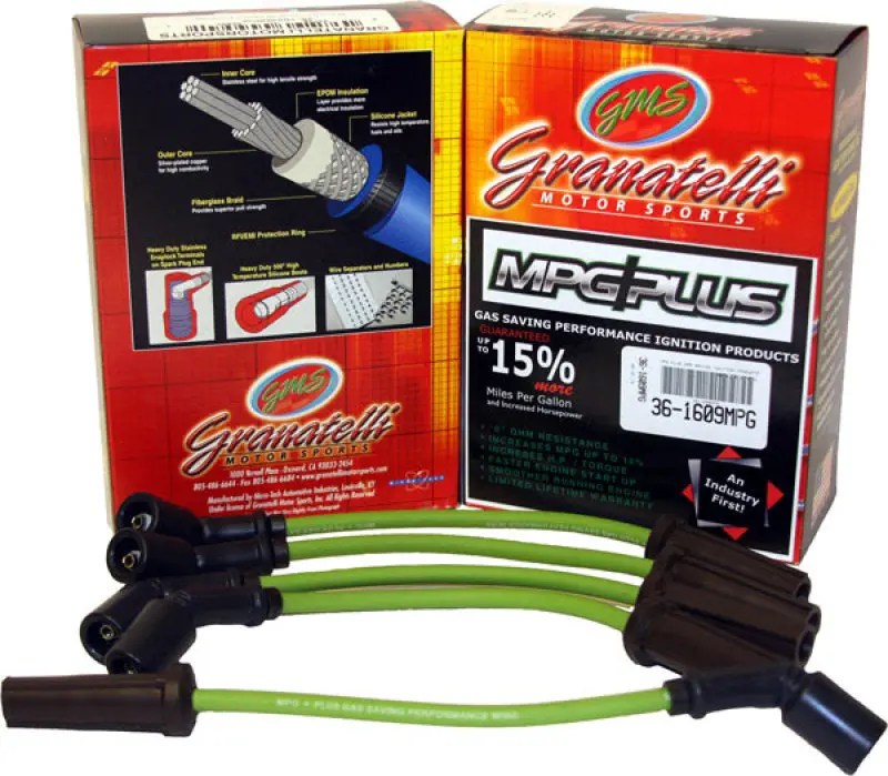 Granatelli Mpg Plus Ignition Wire Set For 2000 Pontiac Grand Am 3.4L V6 1