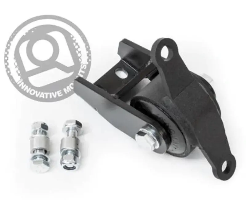 Innovative B-Series Front Mount Transmission Bushing Kit – 90–93 Acura Integra, Black Steel, 95A Durometer 1