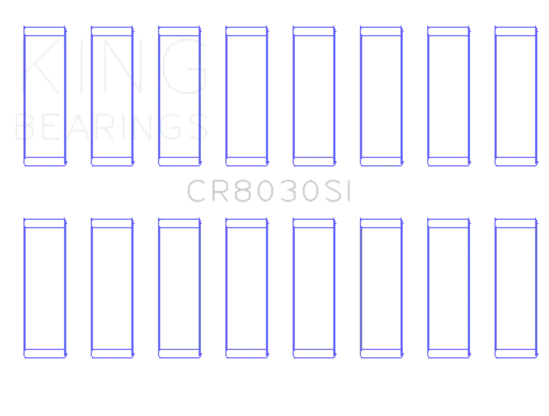 King Engine Bearings Connecting Rod Bearing Set – +0.50Mm Oversize For Chrysler/Jeep 4.7L V8 (287 Cid) 1