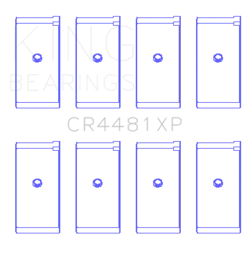 King Performance Rod Bearing Set For Mitsubishi 4G63 & 4G64 – 6-Bolt, First-Gen Dsm (Standard Size) 1