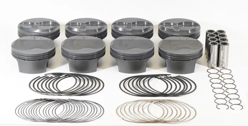 Mahle Ms Forged Piston Set For Small-Block Ford – 331Ci, 4.030″ Bore, 3.25″ Stroke, 5.4″ Rod, .927″ Pin, 7Cc Dish, 11.3:1 Cr (8-Piece) 1
