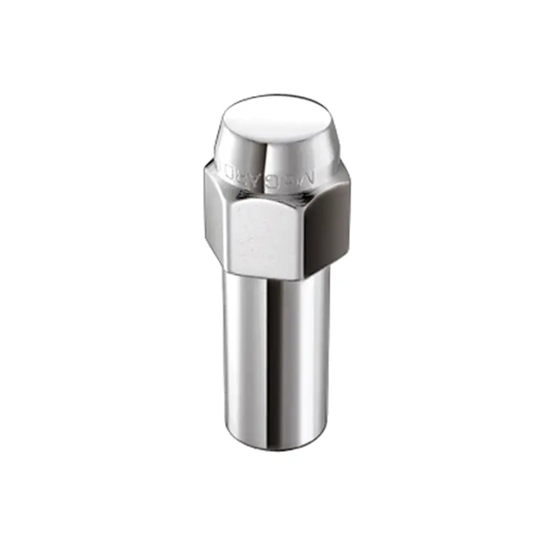 Mcgard Chrome Hex Lug Nuts – Extended Shank (1.365"), 7/16"-20 Thread, 13/16" Hex, 2.27" Total Length (4-Pack) 1
