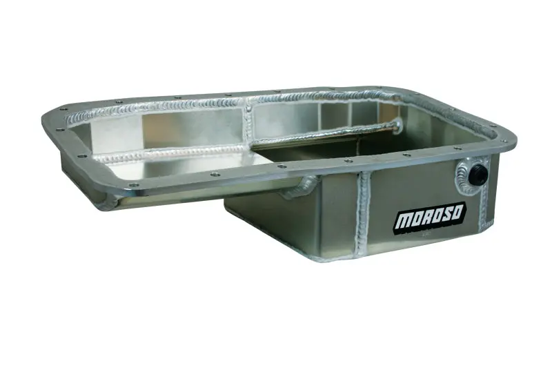 Moroso Acura/Honda 1.6L B16A3 Kicked Out Drag Race Baffled 5Qt 5-5/8In Aluminum Oil Pan 1