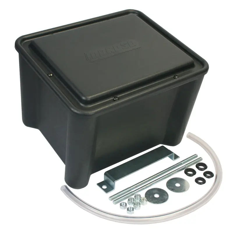 Moroso Sealed Battery Box – Black Finish With Integrated Mounting Hardware 1