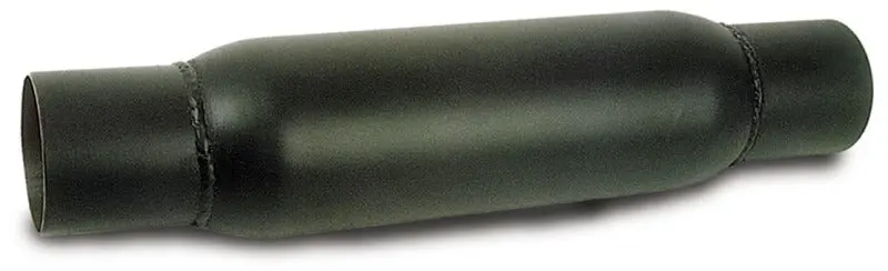 Moroso Spiral-Flow Racing Muffler – 3.5-Inch Inlet/Outlet, 4-Inch Diameter, 12-Inch Length – Steel Construction 1