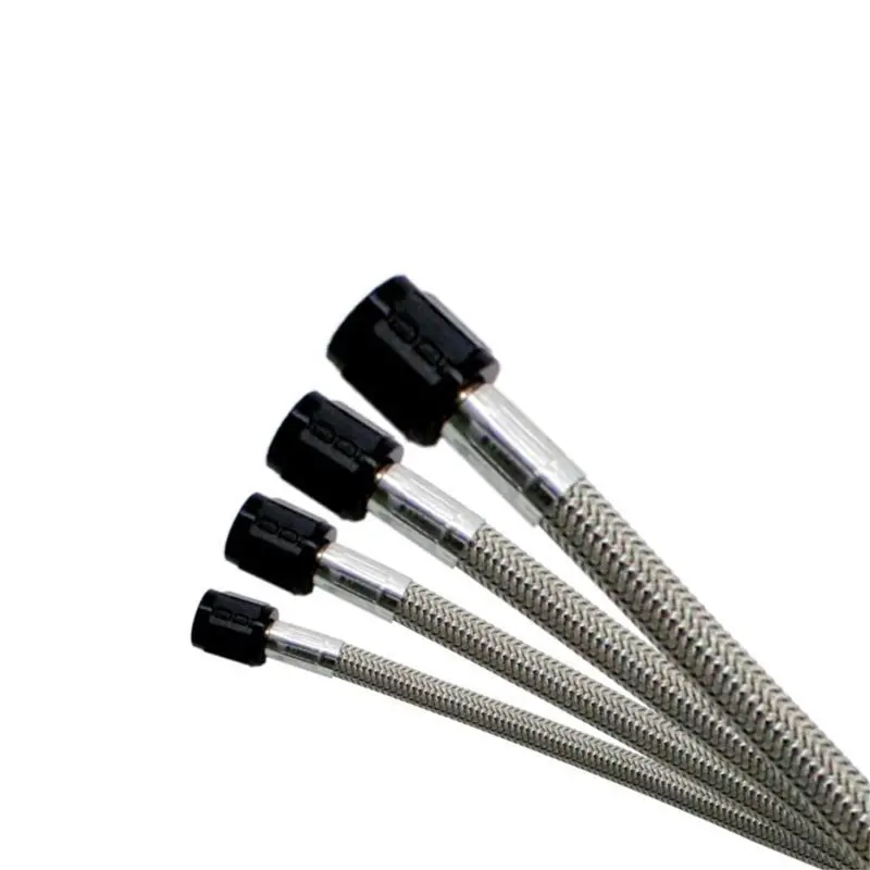 Nitrous Express Sho Hose – 2Ft 4An Stainless Braided Line With 4An And 3An Fittings 2