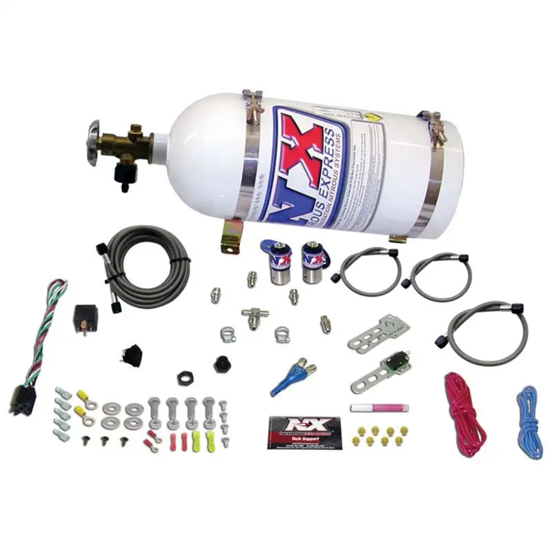Nitrous Express Sub-C Nitrous System – Tunable 25/35/50 Hp Kit With 10-Lb Bottle 1