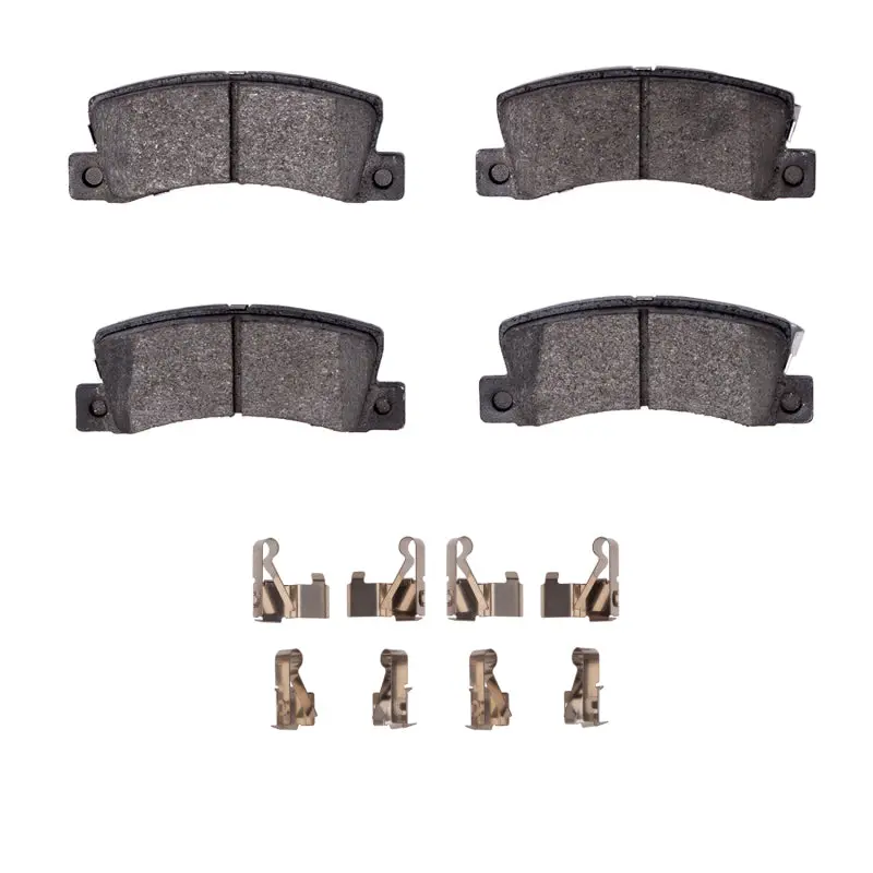 R1 Rear Oe-Grade Brake Pad & Hardware Kit For 1990–2003 Lexus Es250 1