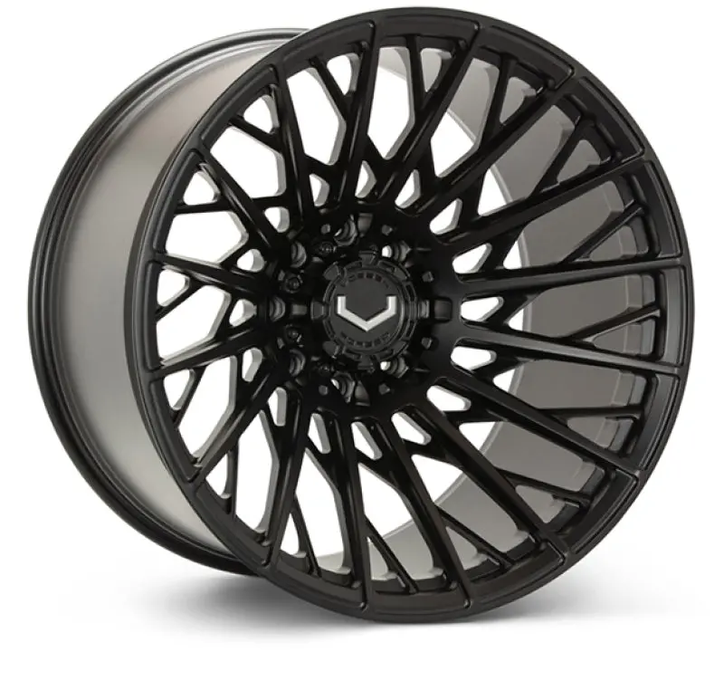 Vossen Vfx-02T Forged Monoblock Wheel – 24X12", 6X135, Et44, Ultra-Deep Profile In Satin Black 1