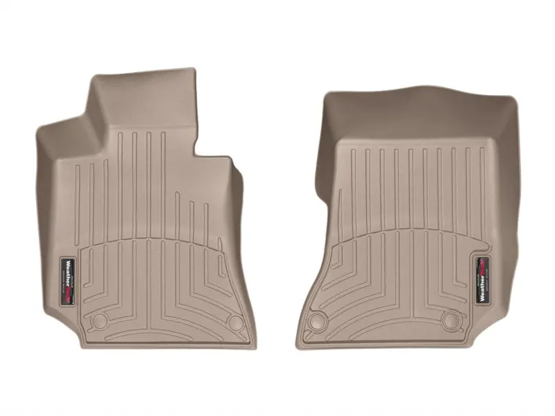 Weathertech Front Floorliners For 2014+ Mercedes-Benz E-Class – Tan Color 1