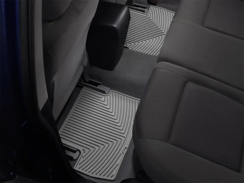 Weathertech Rear Floor Mats For 2012+ Ford Focus – Heavy-Duty Rubber, Grey Finish 1