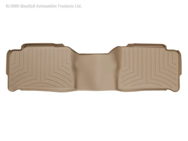 Weathertech Rear Floorliner – Tan Custom Fit For 2000–2006 Chevrolet Tahoe 1
