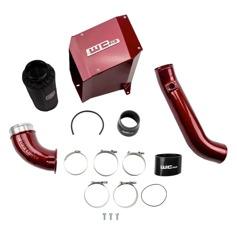 Wehrli Stage 2 4-Inch Cold Air Intake Kit With Air Box For 2001–2004 Duramax Lb7 – Kiwi Green 1