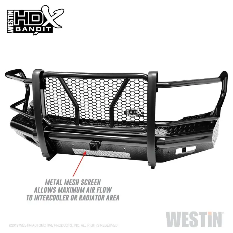 Westin Hdx Bandit Front Bumper – Heavy-Duty Steel, Black Powder-Coated, Fits 2010–2018 Ram 2500/3500 Hd 1