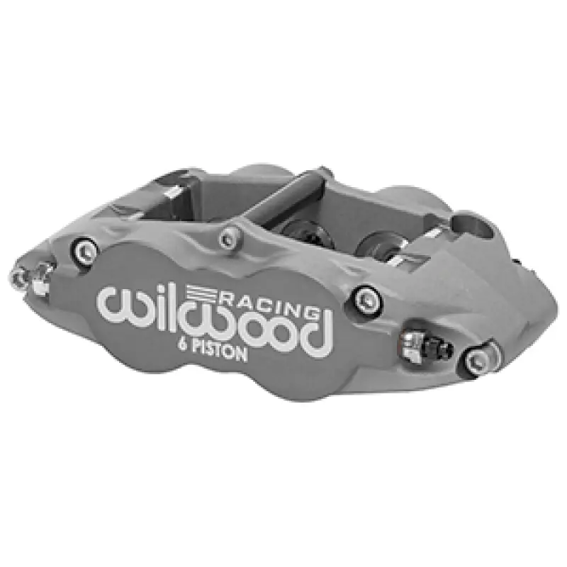 Wilwood Fnsl6R-Lh Fixed Caliper – Anodized Aluminum, Triple-Piston Design (1.62" / 1.12" / 1.12") 1